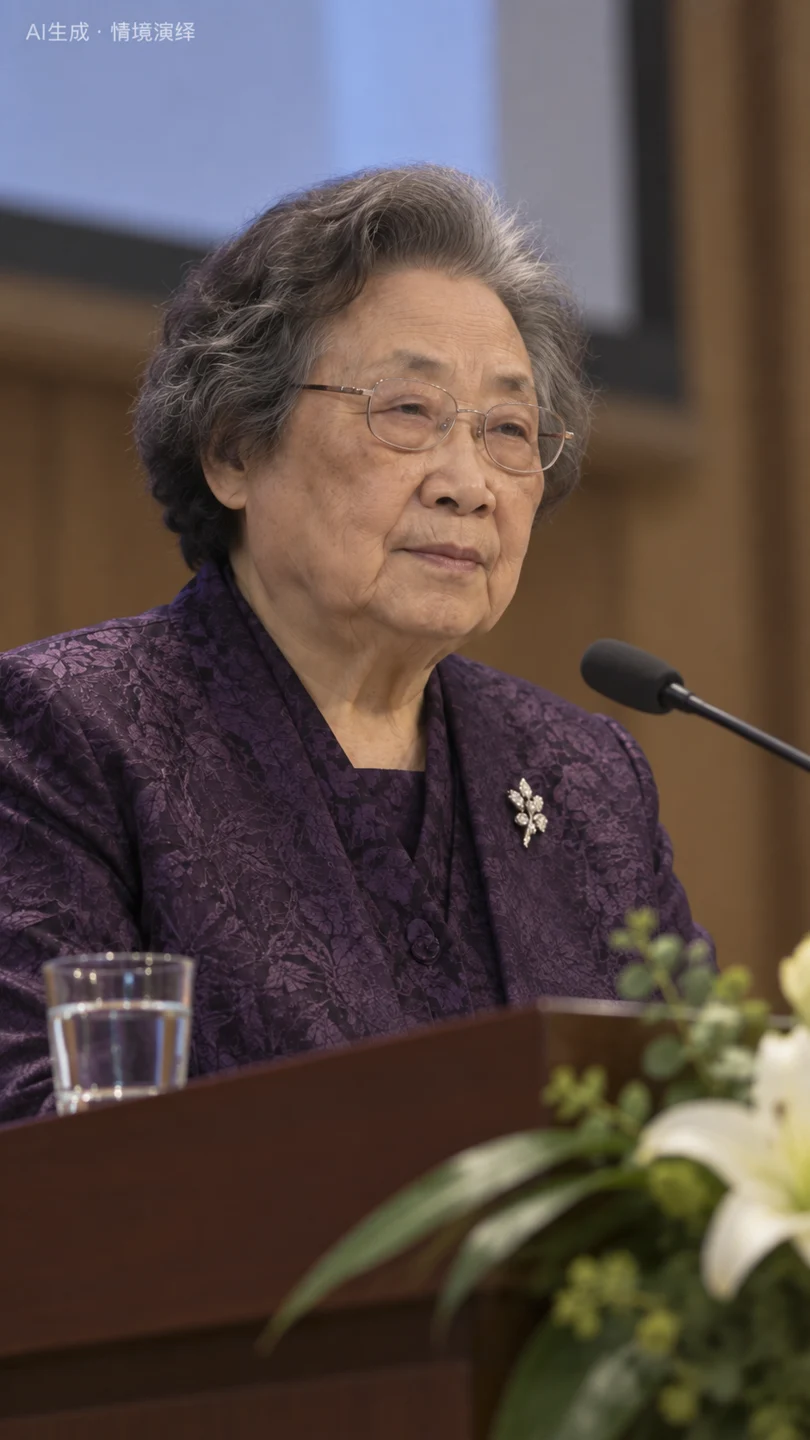 屠呦呦在工作中的情景演绎